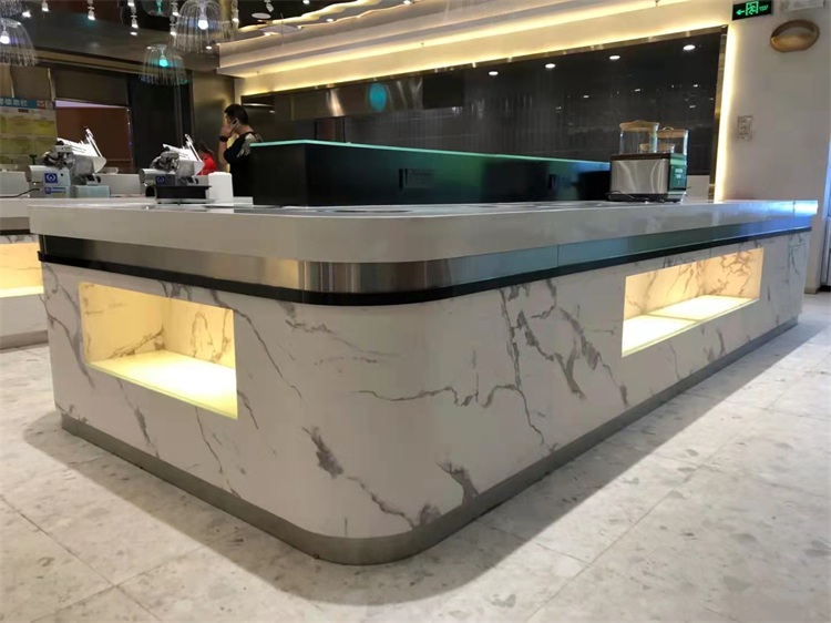 學校餐廳自選布菲臺_酒店自助餐保溫臺